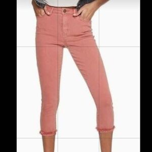 New SO Cropped Twill Denim High Rise Stretch Jeggings - Juniors 5 / 27 waist